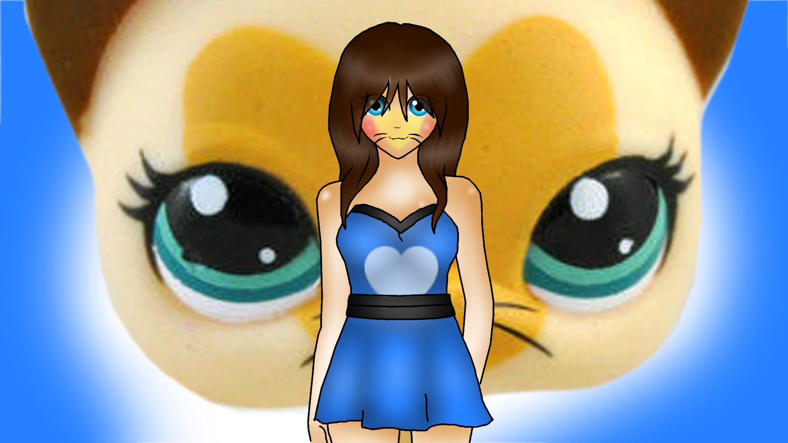 1600x900 Lps Stacy888 Mascot In Human Form! - Littlest Pet Shop Painting