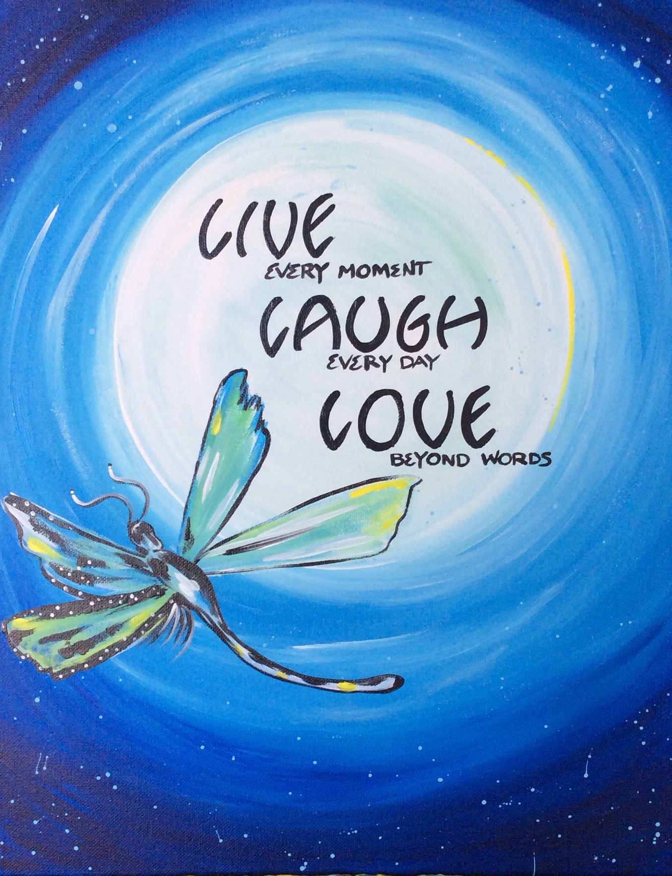 1355x1765 Live, Laugh, Love.jpg - Live Laugh Love Painting