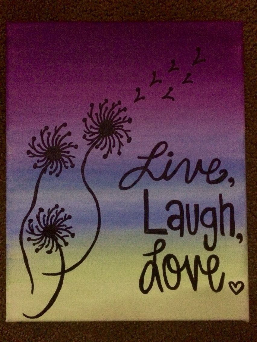 852x1136 Live Laugh Love Canvas My Creations Canvases - Live Laugh Love Painting