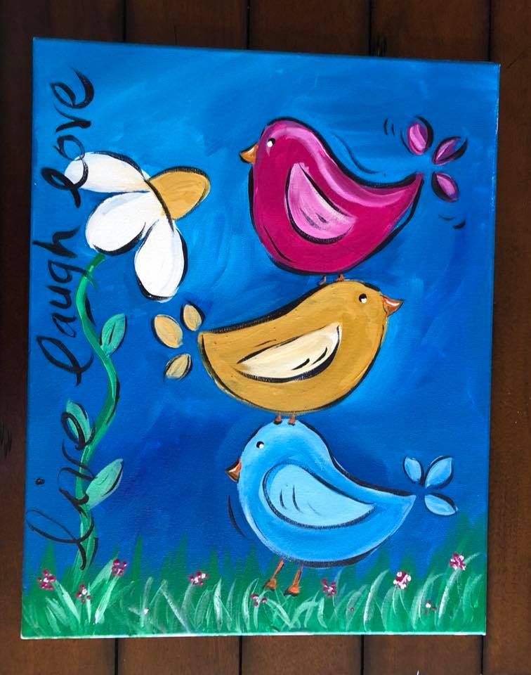 756x960 Live Love Laugh Painting Party Art Amp Diy Projects - Live Love Laugh Painting