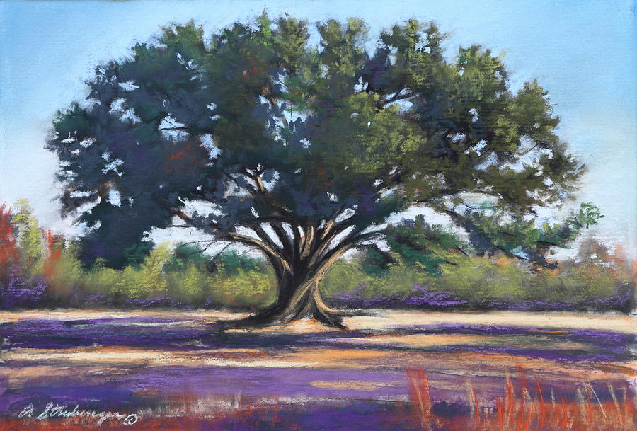 900x609 Live Oak Painting By Patty Strubinger - Live Oak Painting