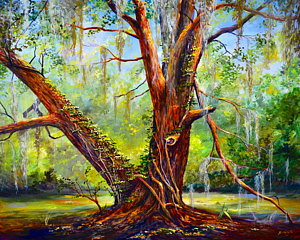 300x240 Live Oak Paintings Fine Art America - Live Oak Painting