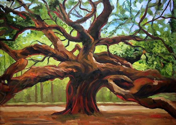 608x432 Live Oak Peter O'Neill Gallery - Live Oak Painting