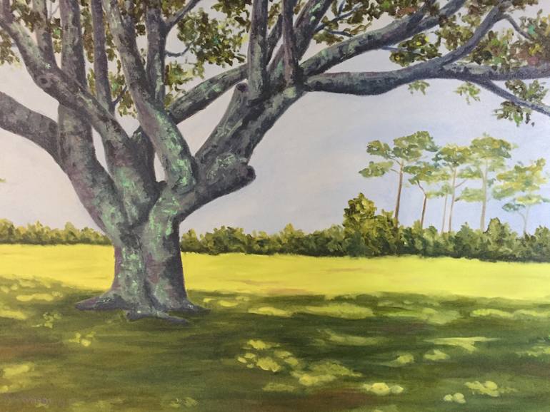 770x578 Saatchi Art Faye's Live Oak Painting By Elizabeth De Sherbinin - Live Oak Painting