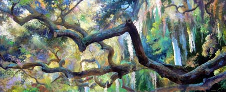 453x185 Dabbert Gallery - Live Oak Painting