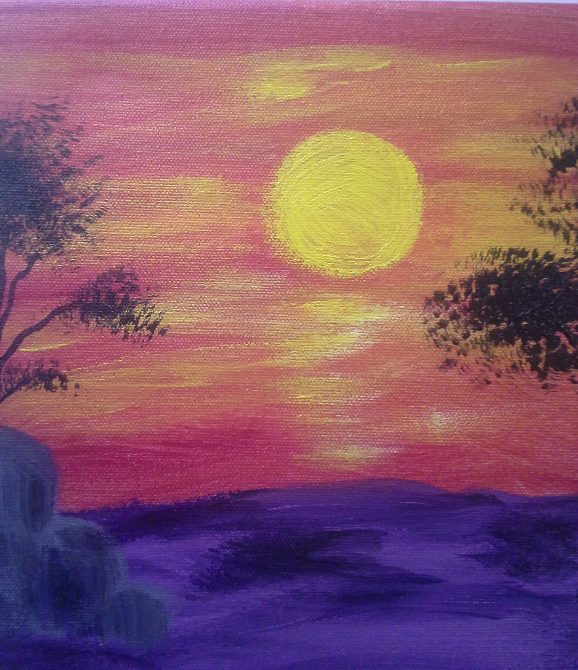 1905x2209 Mellow Gecko Sunset Painting Peachbutter - Lizard Painting