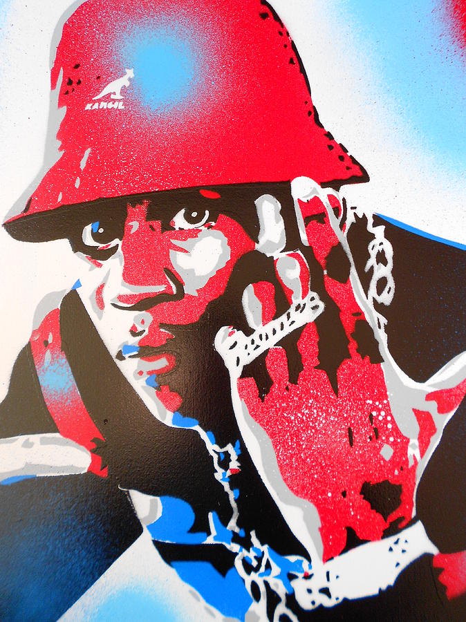 674x900 Ll Cool J Is Hard As Hell Painting By Leon Keay - Ll Cool J Painting