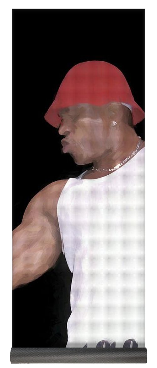 500x1171 Ll Cool J Painting Yoga Mat For Sale By Concert Photos - Ll Cool J Painting