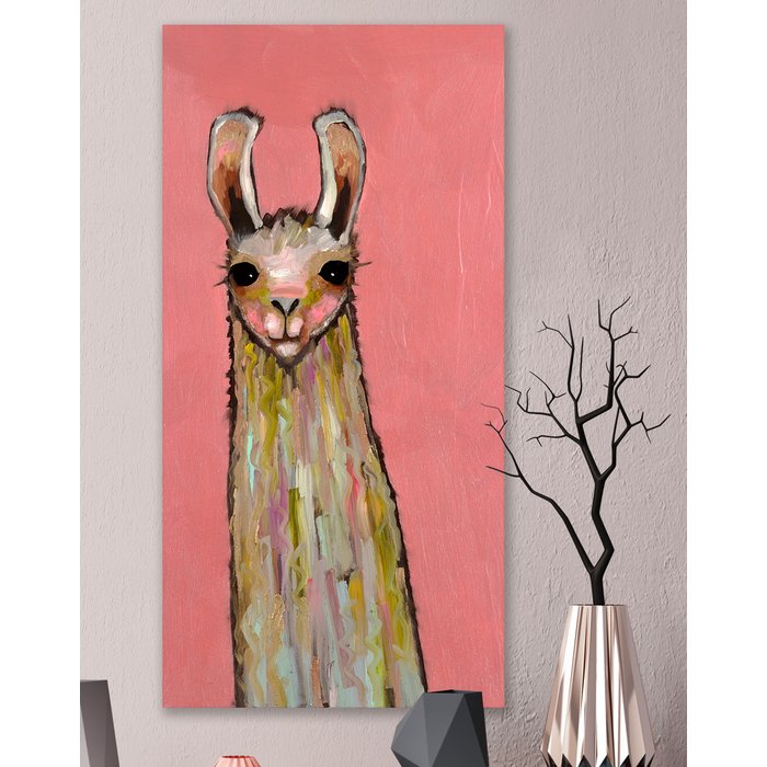 700x700 Greenbox Art - Llama Painting