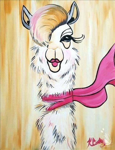 463x600 Llama Painting Drama Paintings Prints Languageblag - Llama Painting
