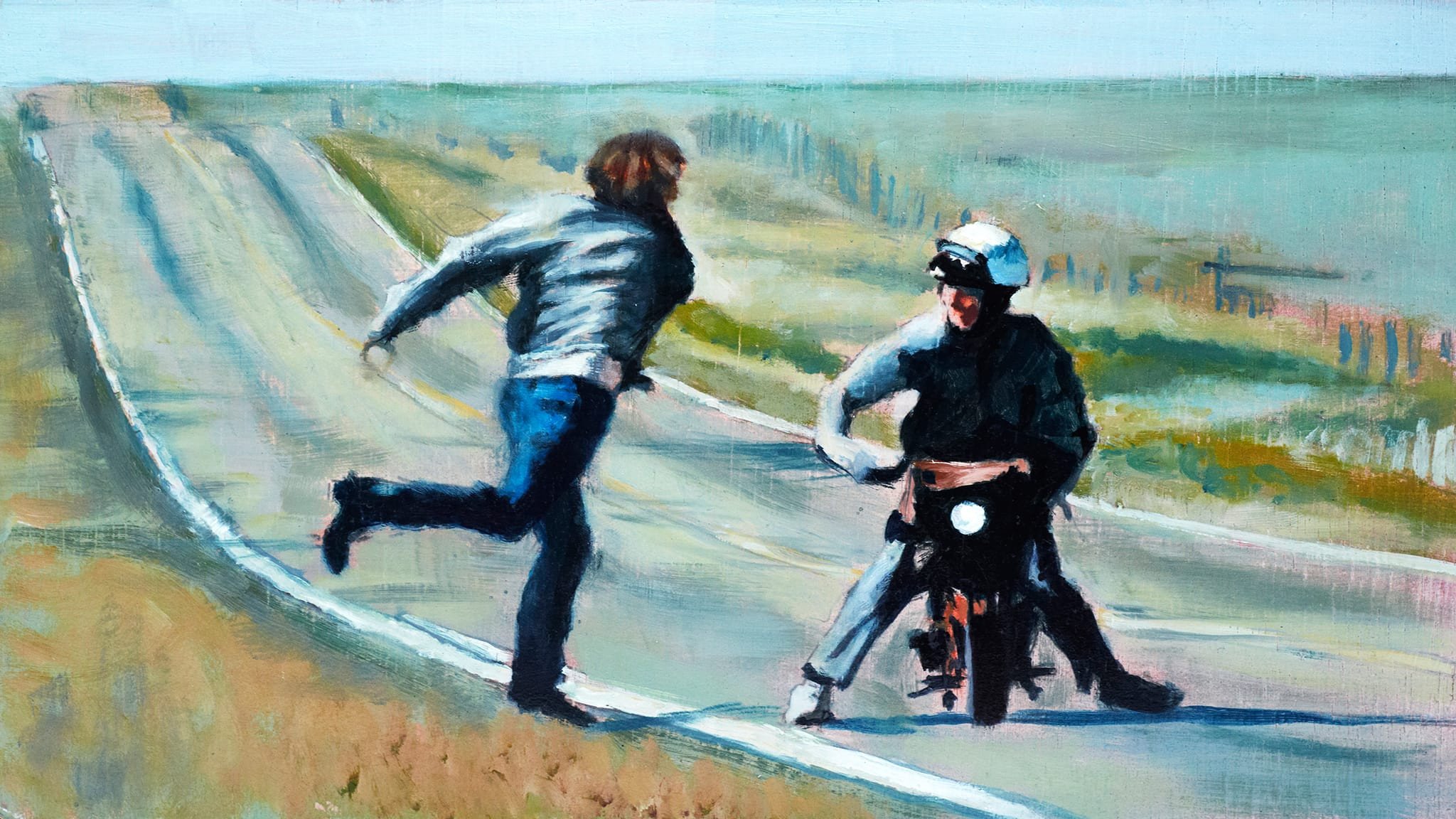 2048x1152 Go West Lloyd (Dumb Amp Dumber) Art Print - Lloyd Painting