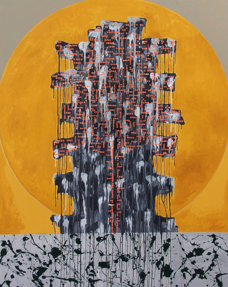 770x969 Saatchi Art Megalopolises Painting By Mark Lloyd - Lloyd Painting