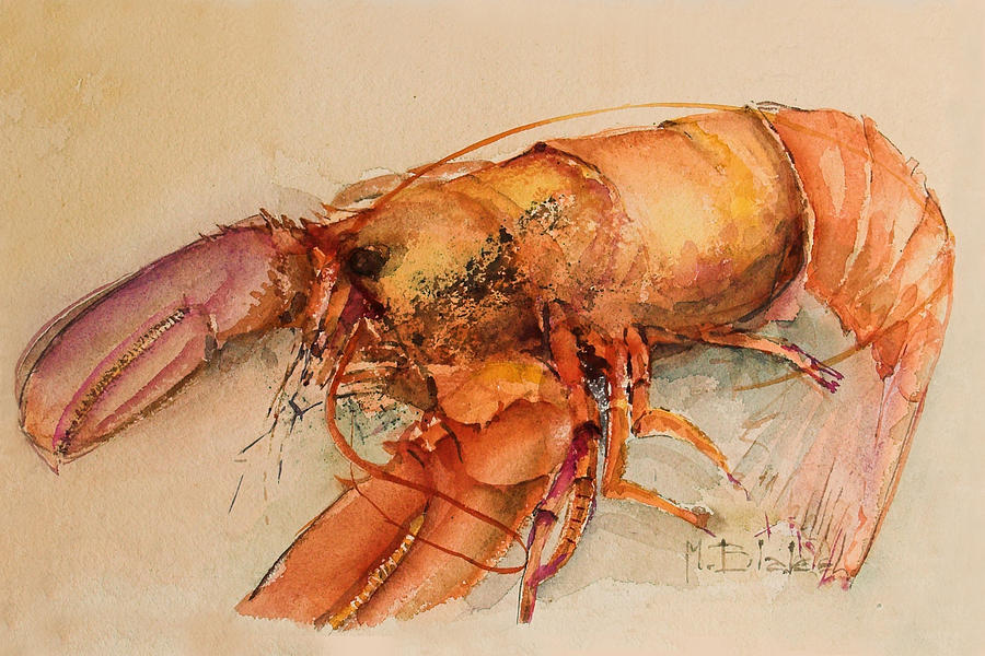 900x600 Lobster Painting By Blake Originals - Lobster Painting