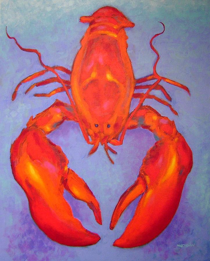 723x900 Lobster Painting By John Nolan - Lobster Painting