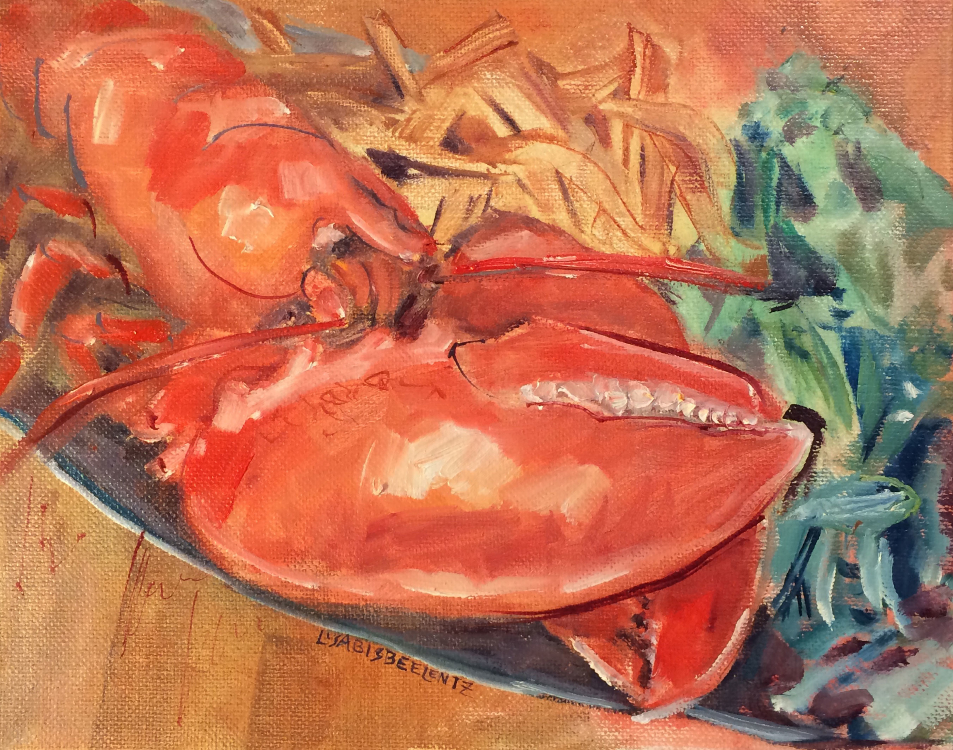 3252x2560 Sold - Lobster Painting