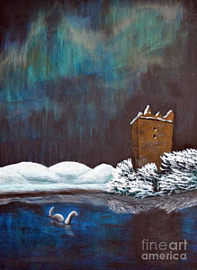 219x300 Loch Ness Monster Paintings Fine Art America - Loch Ness Monster Painting