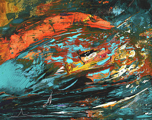 300x238 Loch Ness Paintings Fine Art America - Loch Ness Monster Painting