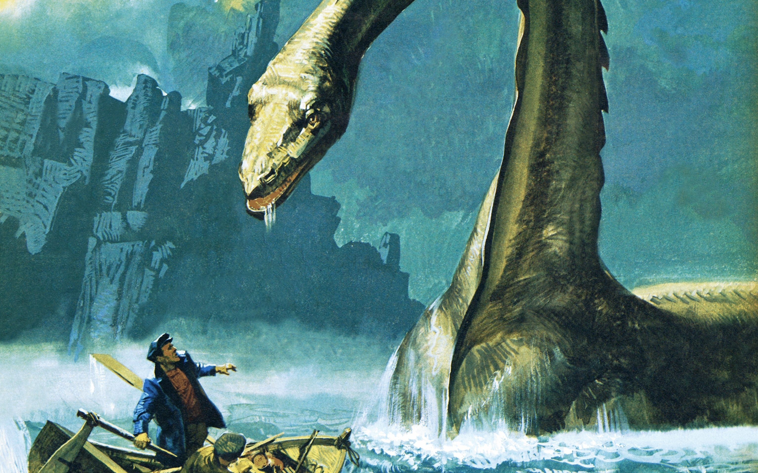 3066x1915 Loch Ness The Greatest Pr Stunt Of The Century - Loch Ness Monster Painting