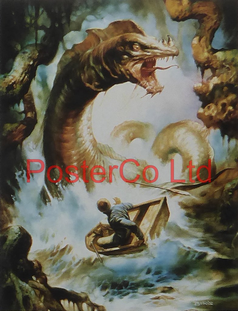 784x1024 Busch Gardens, The Loch Ness Monster Lives - Loch Ness Monster Painting