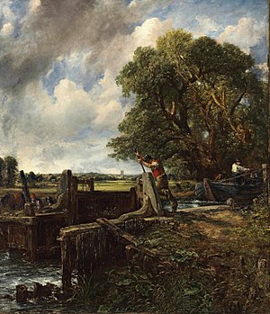 300x349 The Lock (Constable) - Lock Painting