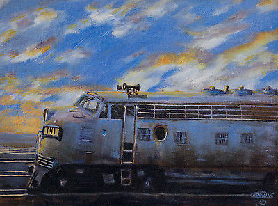 400x296 Railroad Paintings Collection On Ebay! - Locomotive Painting