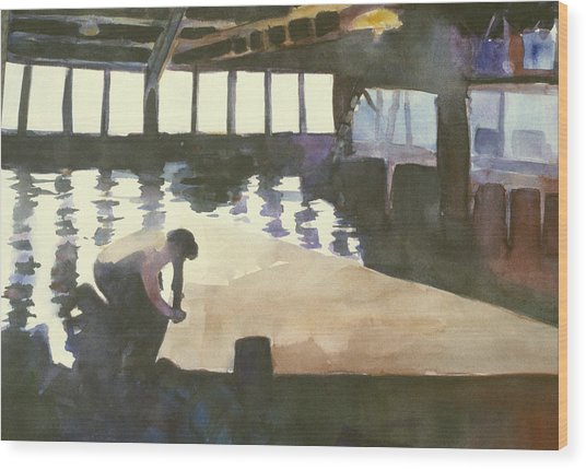 536x429 Sutter Sail Loft Painting By Hil Hawken - Loft Painting