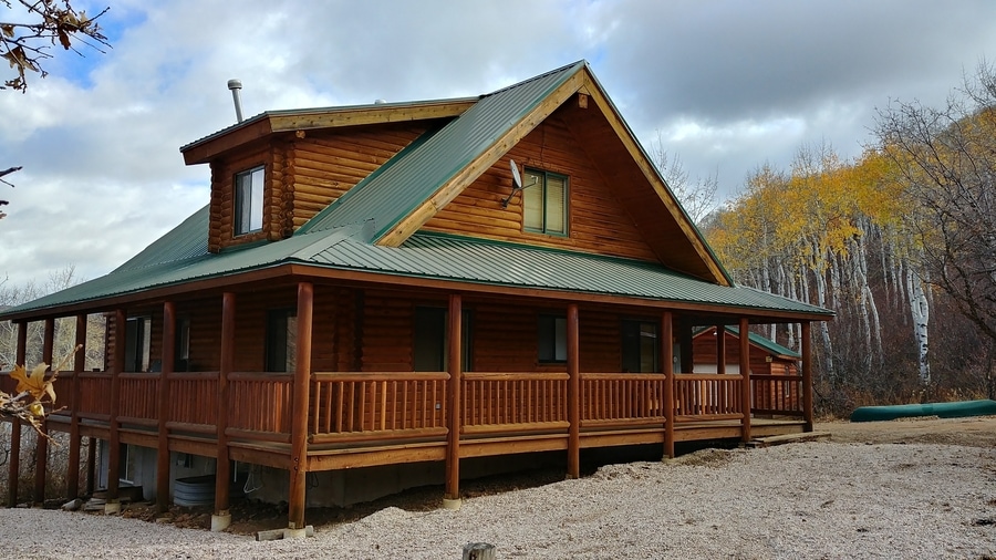 Log Cabin Painting at Explore collection of Log