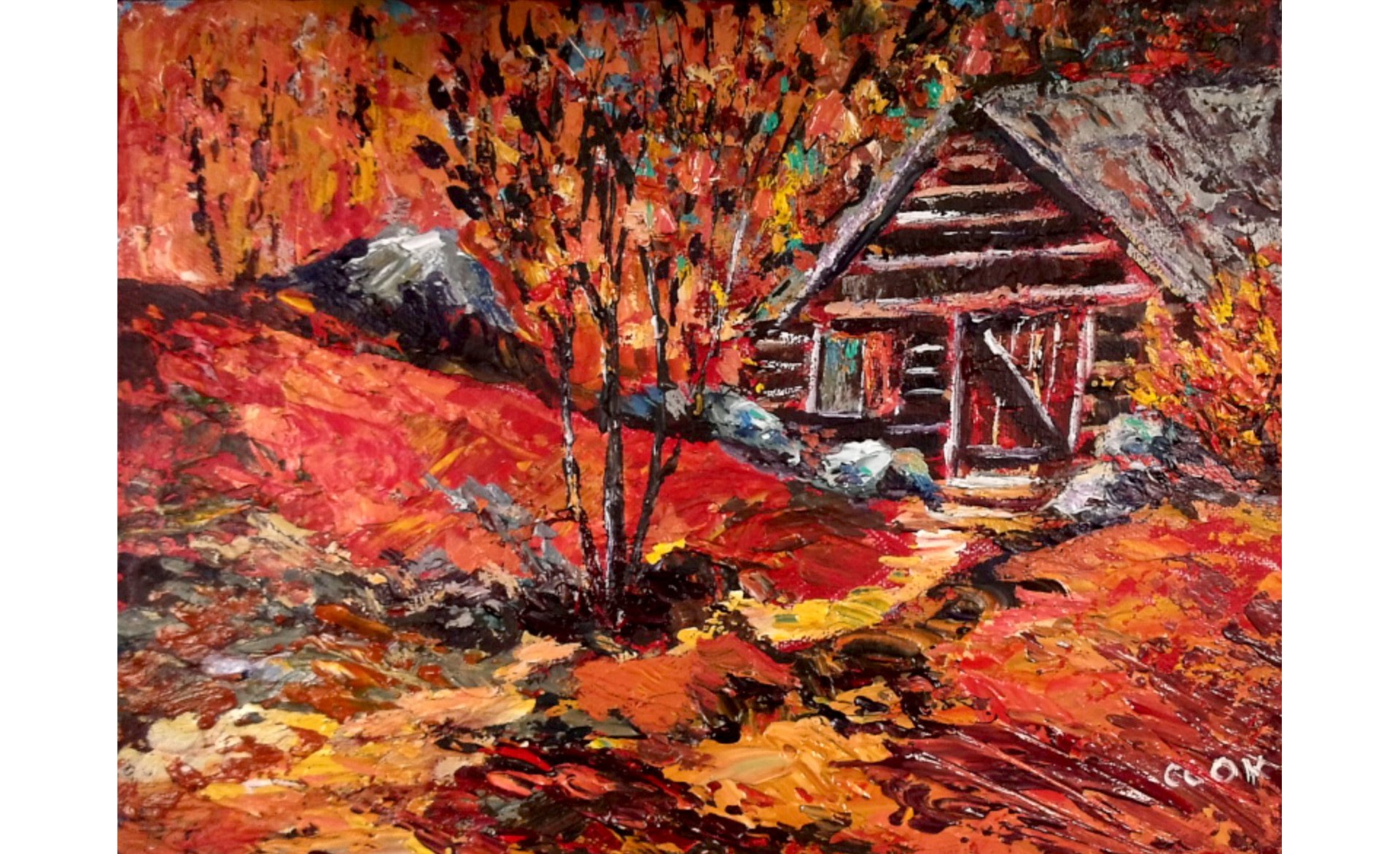 Log Cabin Painting at Explore collection of Log