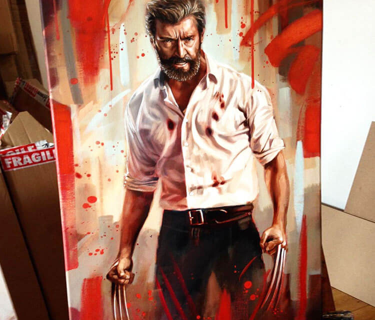 750x640 Logan Oil Painting By Ben Jeffery No. 3168 - Logan Painting