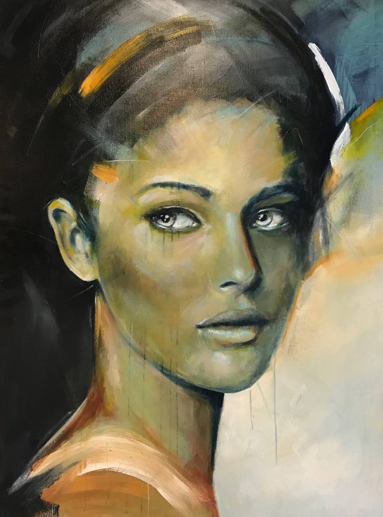 770x1038 Saatchi Art Portrait Of Logan Painting By Joost Verhagen - Logan Painting