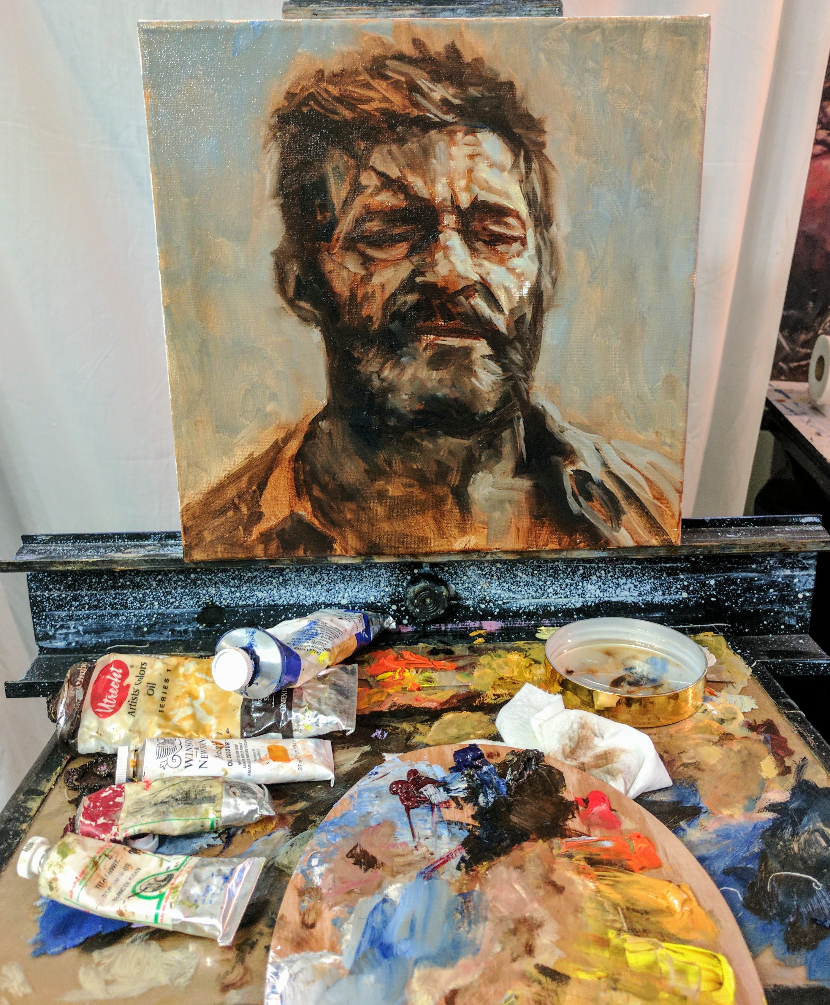 2796x3387 Started And Finished This Painting Tonight. Logan. - Logan Painting