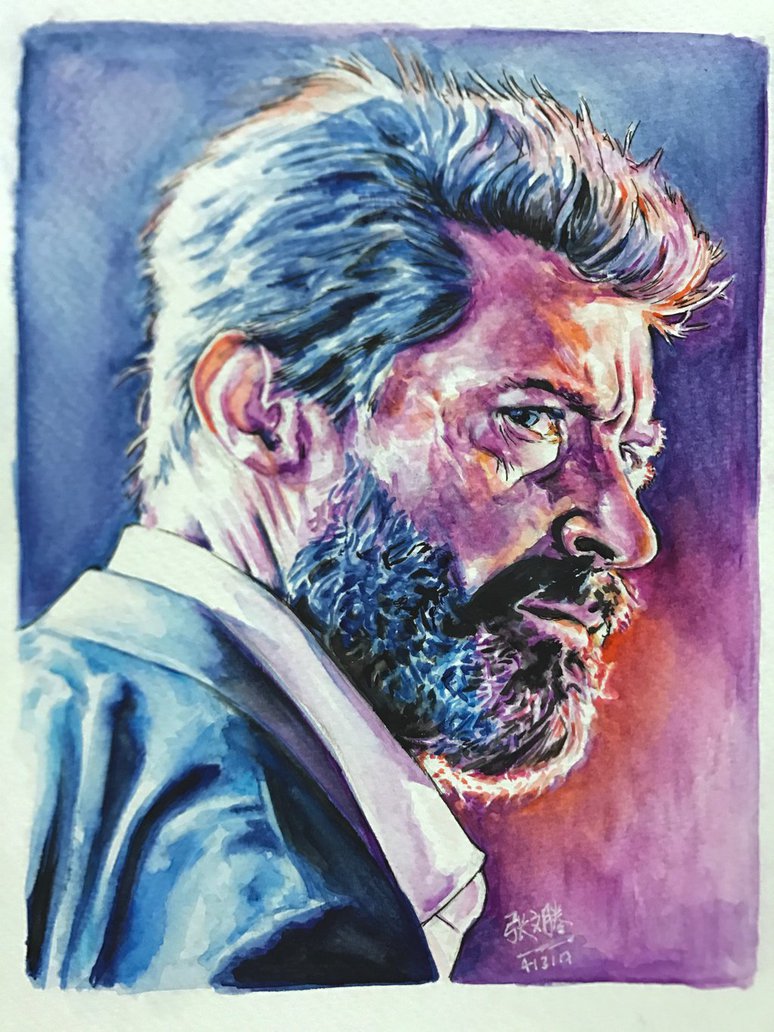 774x1032 Watercolor Painting Of Logan By Chaseroflight - Logan Painting
