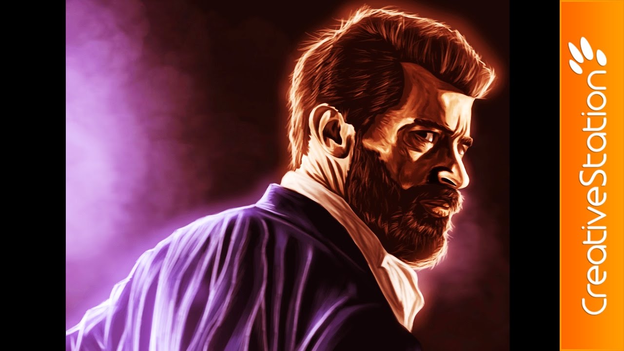 1280x720 Wolverine Logan - Logan Painting