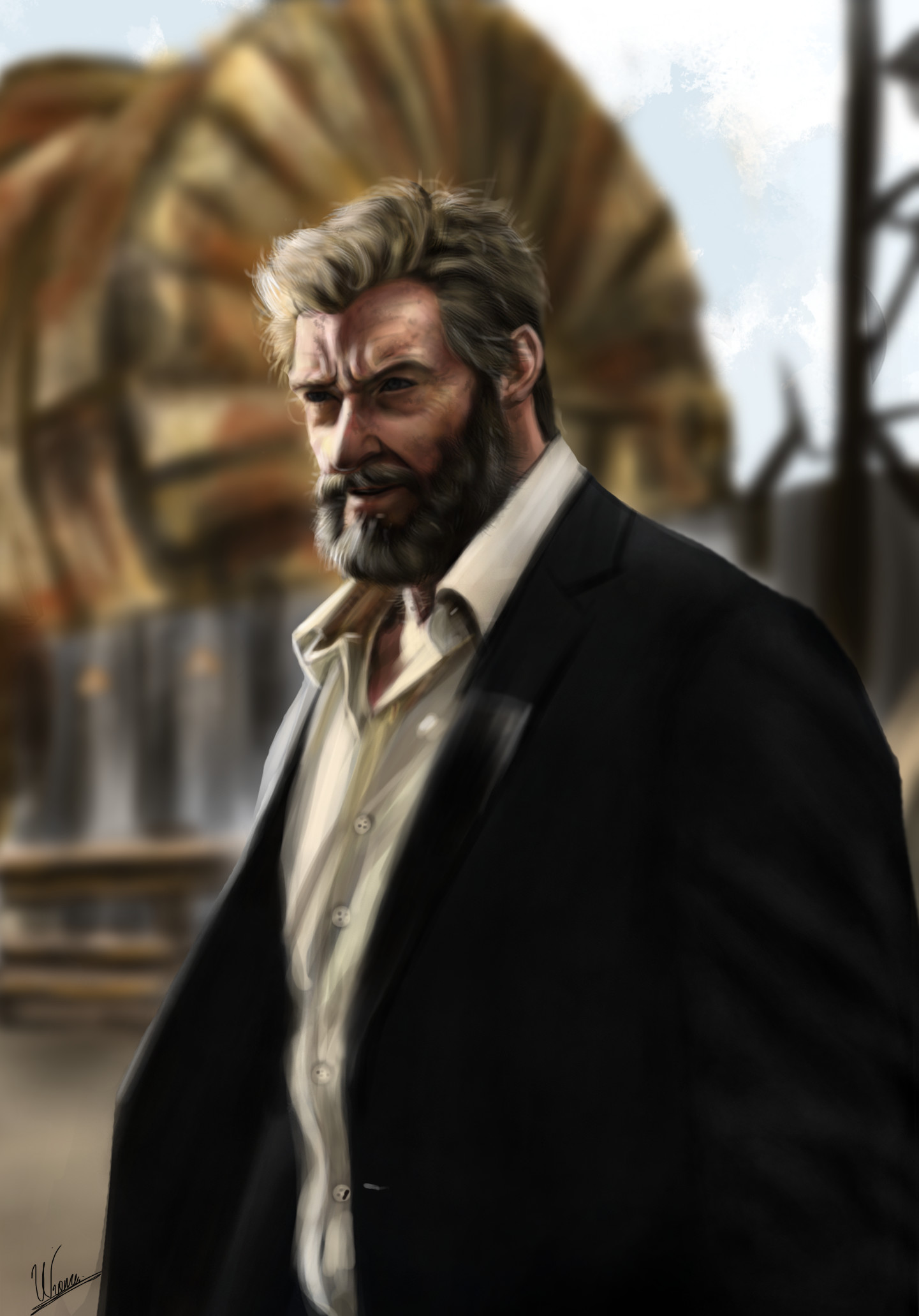 1441x2063 Ahuizotl 13 - Logan Painting