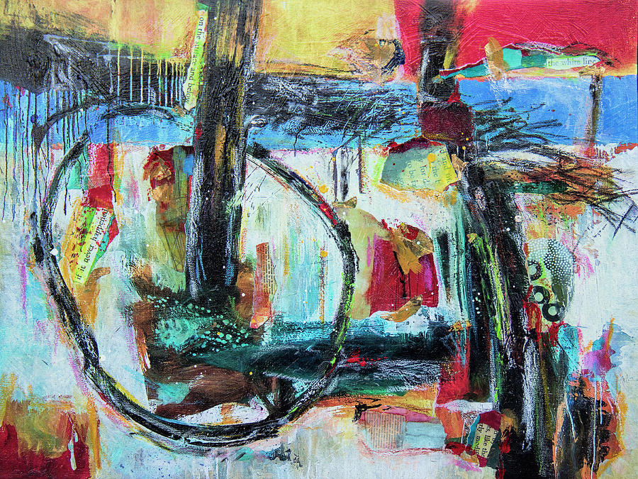 900x675 Pretzel Logic Painting By Dominic Piperata - Logic Painting