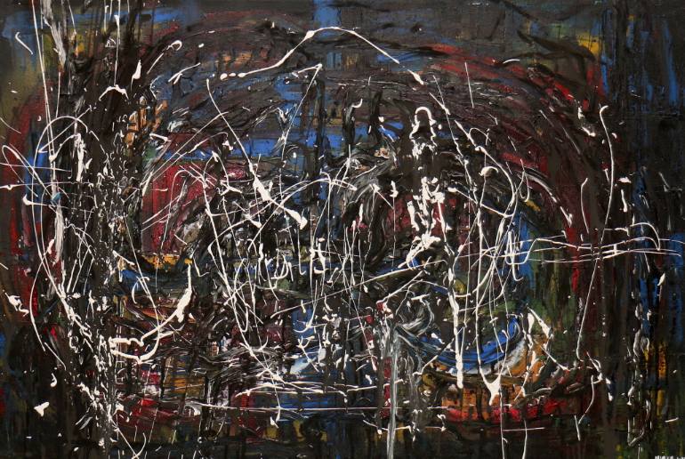 770x516 Saatchi Art Twisted Logic Painting By Ujala Khan - Logic Painting