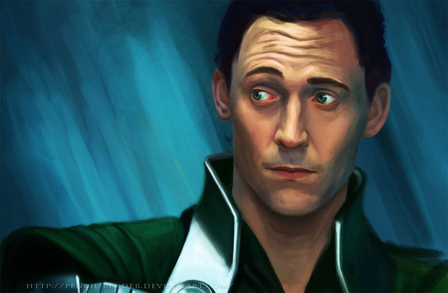 900x589 Loki Painting Wip By Pencil Bender - Loki Painting