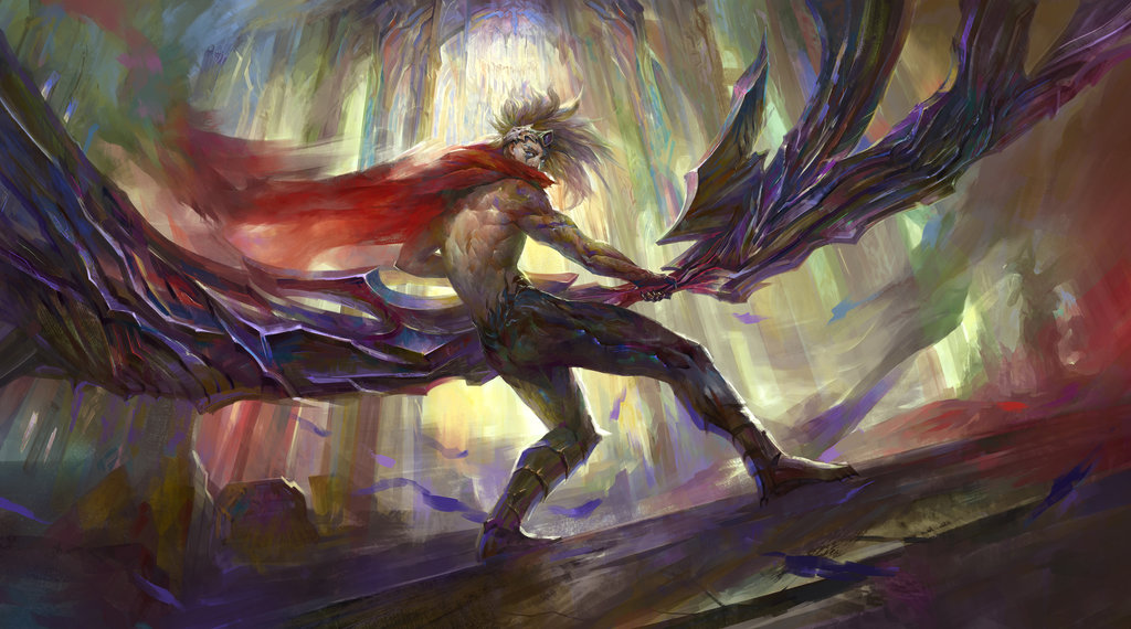1024x570 Lol Fan Art Varus By Berylcirclet - Lol Painting