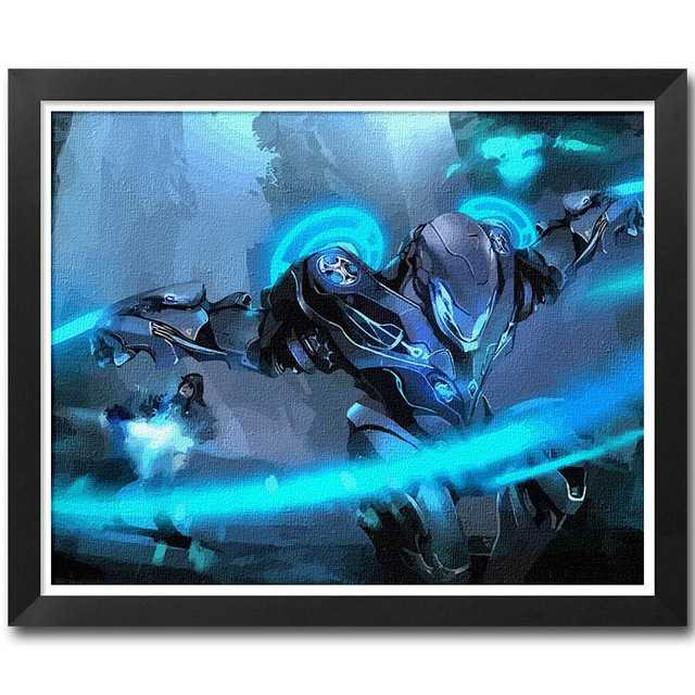 640x640 Mahuaf A1356 Lol Game Artwork Painting By Numbers On Canvas Diy - Lol Painting