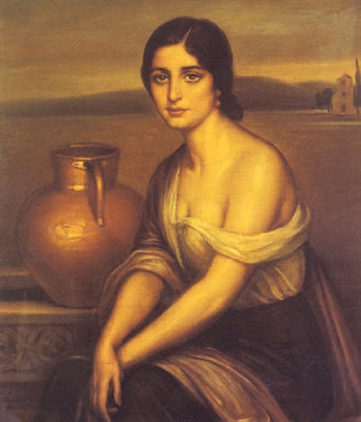 402x470 Lolita By Julio Romero De Torres On Artnet - Lolita Painting