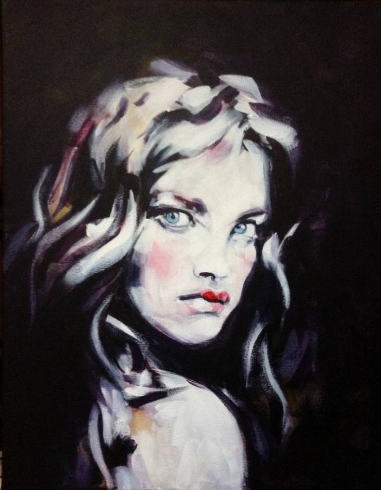 770x988 Saatchi Art What's Up Lolita Painting By Pat Dumez - Lolita Painting