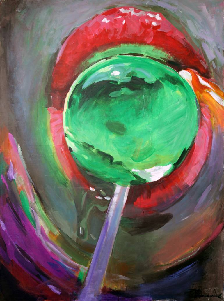 770x1033 Saatchi Art Lollipop Painting By Ed Potapenkov - Lollipop Painting