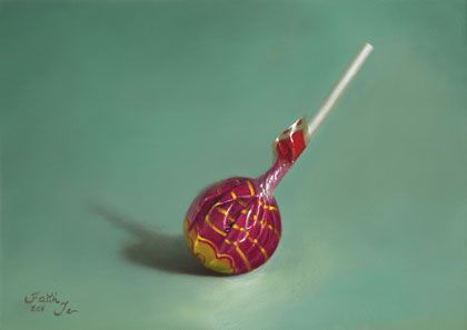 420x297 Simple Lollipop Realisim Paintings Paintings, Oil - Lollipop Painting