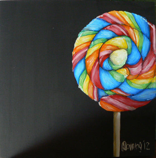 500x507 Decorative Art - Lollipop Painting