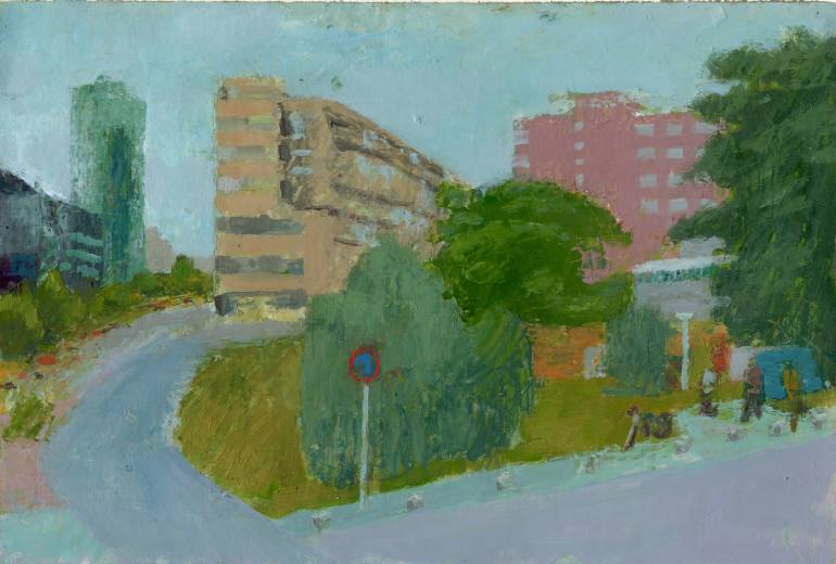 770x520 Saatchi Art Berlin 04 Painting By Anthony Lombardi - Lombardi Painting