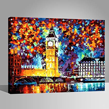 London Canvas Painting at PaintingValley.com | Explore collection of ...