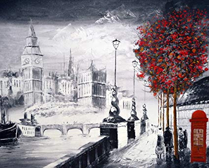 425x342 A Brilliant City Of London Canvas Print, Popular - London Canvas Painting