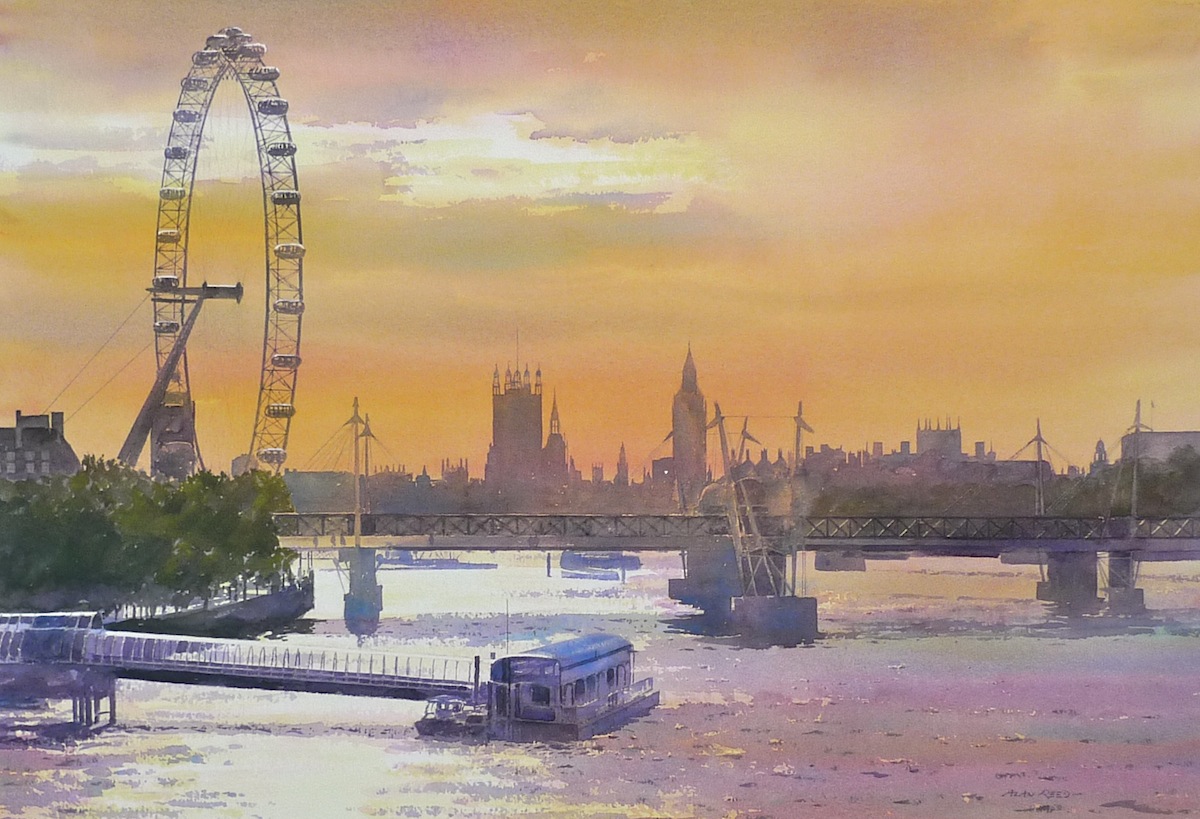 1200x819 London Eye - London Painting