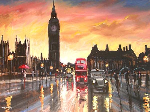 600x451 Pete Rumney Art On Twitter Here Is My Xl Painting - London Painting