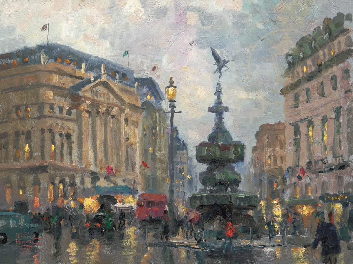 1200x898 Piccadilly Circus, London Limited Edition Art The Thomas - London Painting